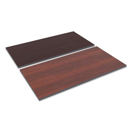 Alera Reversible Laminate Table Top, Rect, 59-3/8Wx29.5, Med Cherry/Mahogany ALETT6030CM